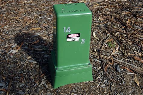 electric box city yard|electrical transformer boxes in yard.